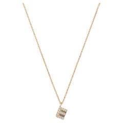 Cervin Blanc DIAMOND INITIAL E NECKLACE IN 18CT GOLD