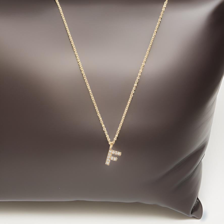 DIAMOND INITIAL NECKLACE

18CT Y/G H SI2

Weight: 1.3g