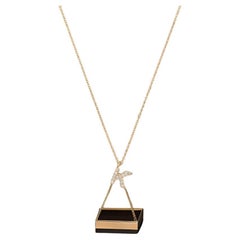 Cervin Blanc DIAMOND INITIAL K NECKLACE IN 18CT GOLD