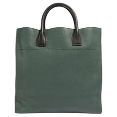 Cervo Men Green Tote Bag