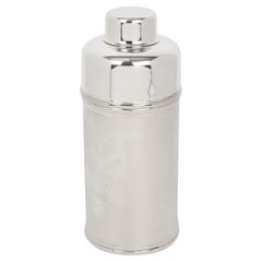 Cesa 1882, Italy, Modernist Silver Plate Cocktail Shaker
