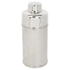 Cesa 1882, Italy, Modernist Silver Plate Cocktail Shaker