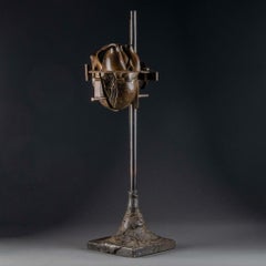 Cesar (1921-1998) 'burst Heart' Patinated Bronze. Bocquel Cast Iron Numbered O