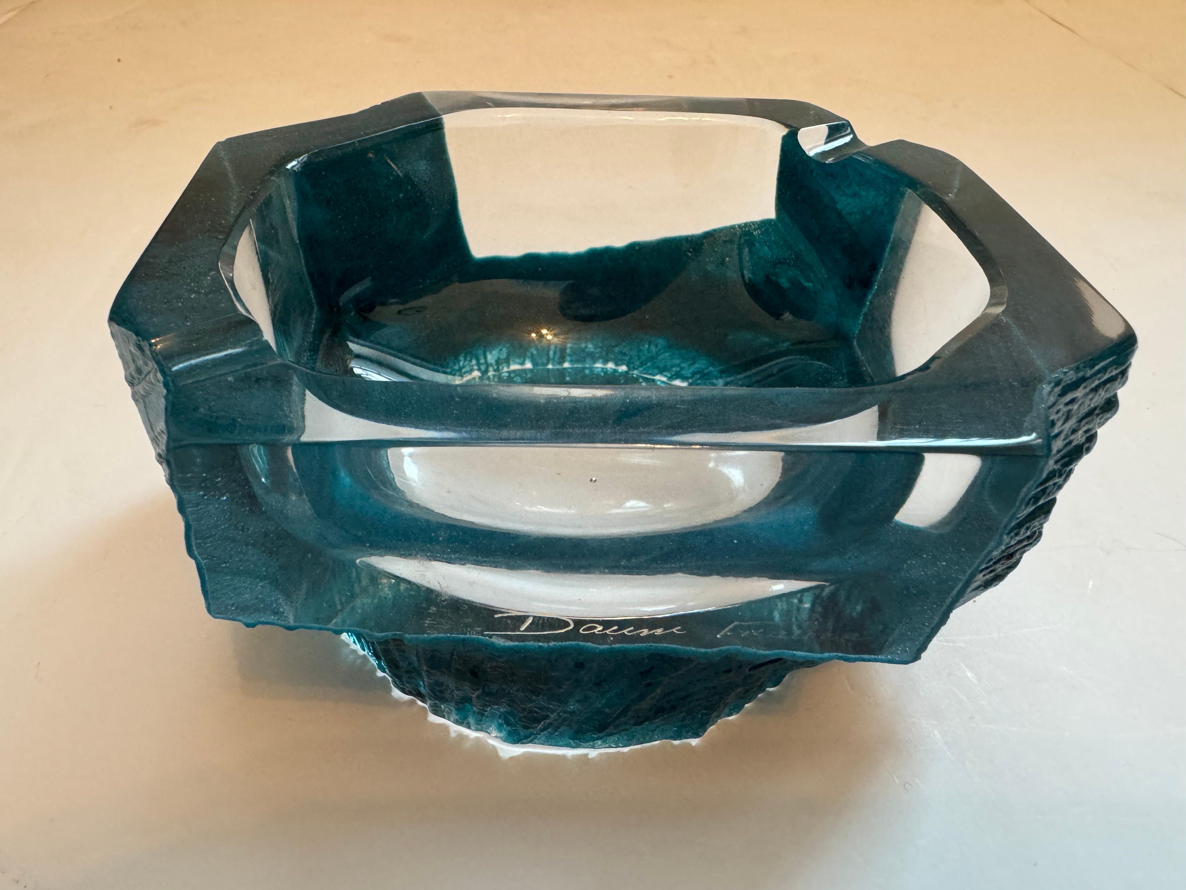 Cesar Badaccini Argos Daum Crystal 1970 French Bowl Ashtray For Sale 6