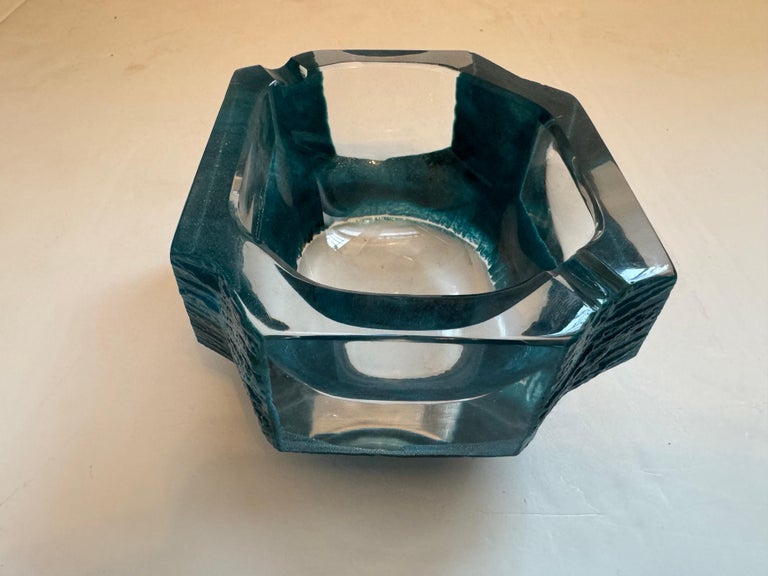 Cesar Badaccini Argos Daum Crystal 1970 French Bowl Ashtray at 1stDibs