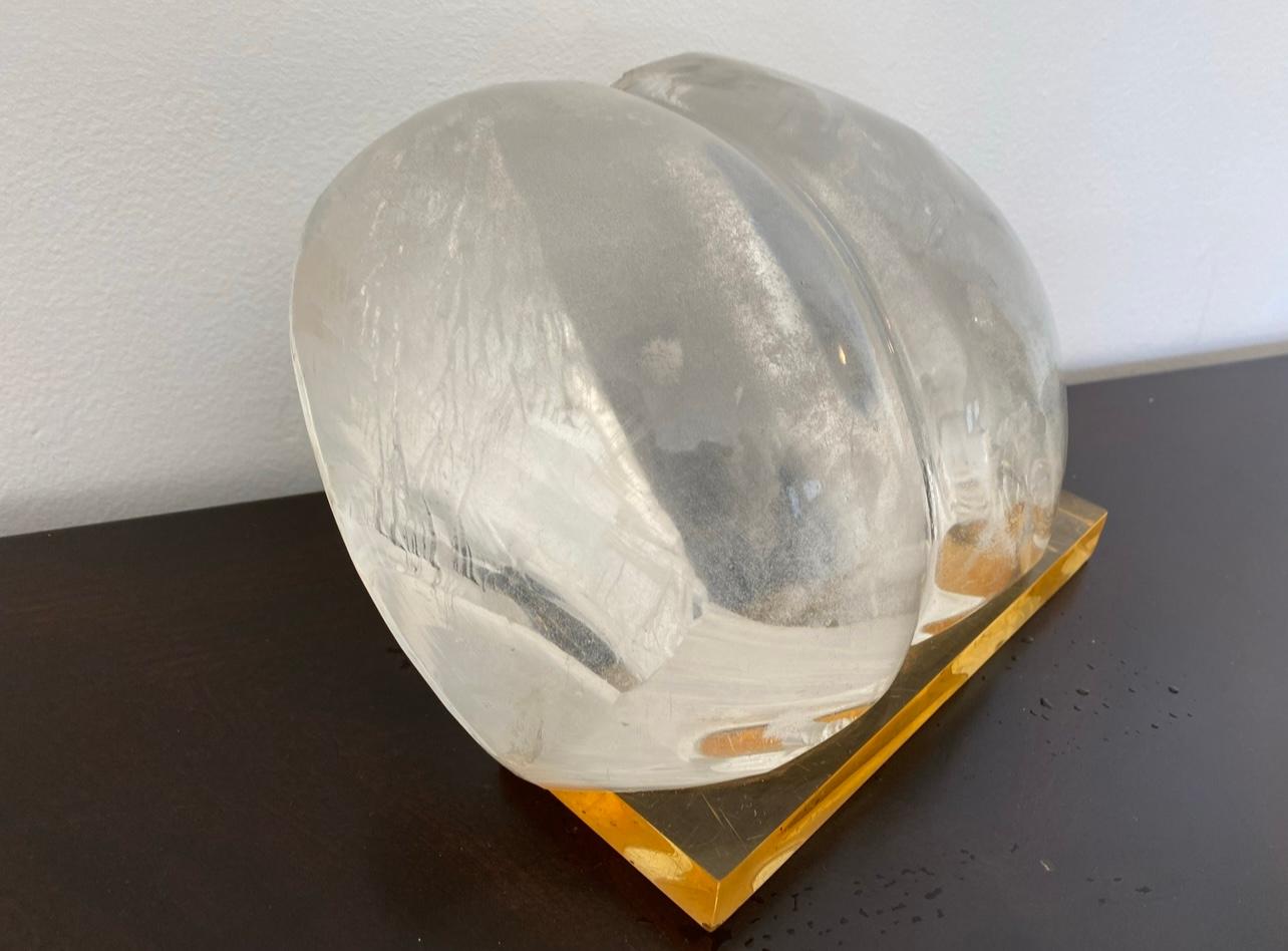 Mid-Century Modern Cesar Baldaccini 1971 Abstract Resin Sculpture French Midcentury For Sale
