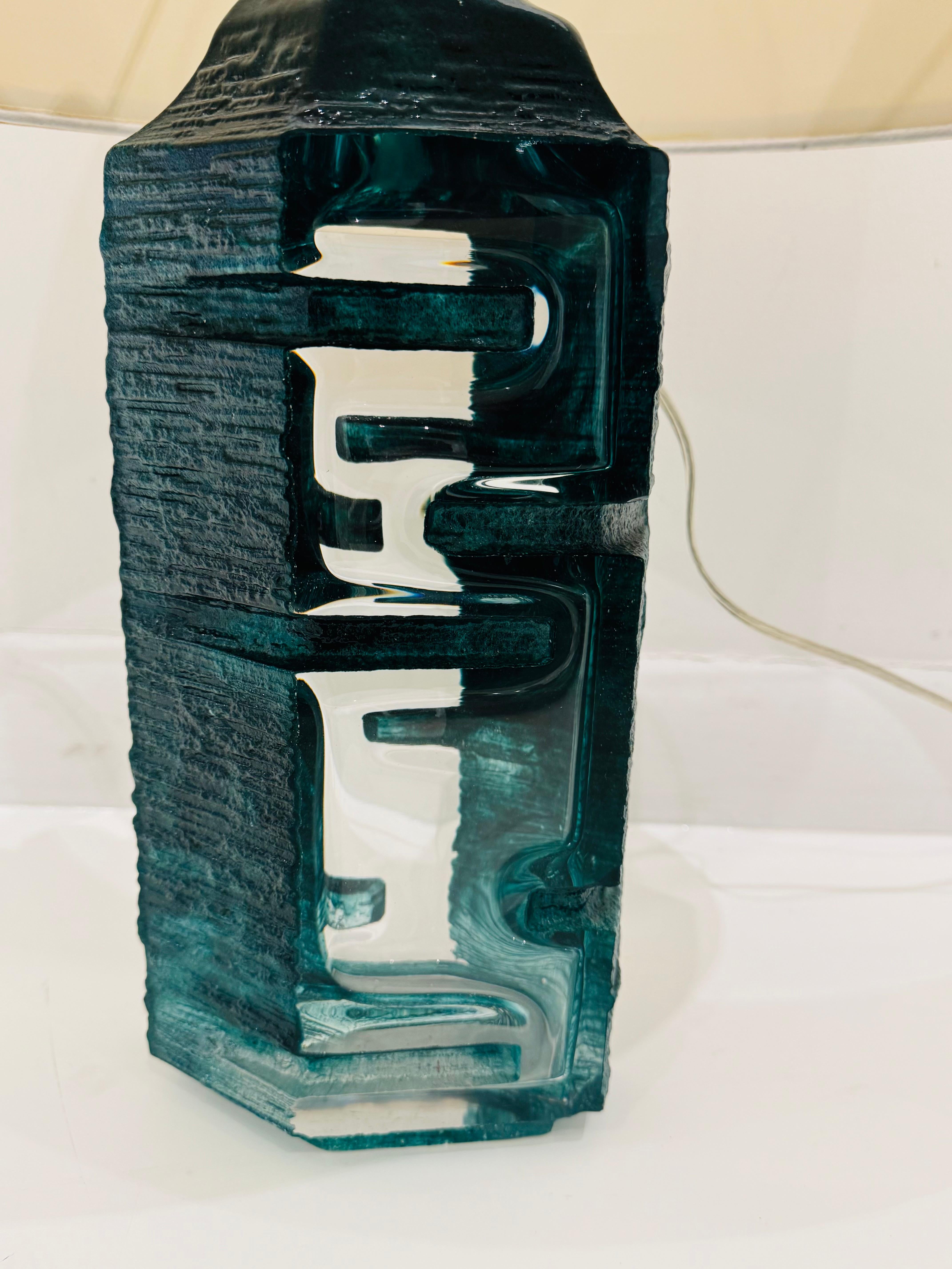 Lampada da tavolo Cesar Baldaccini Daum Crystal French 1979 Mid Century in vendita 2
