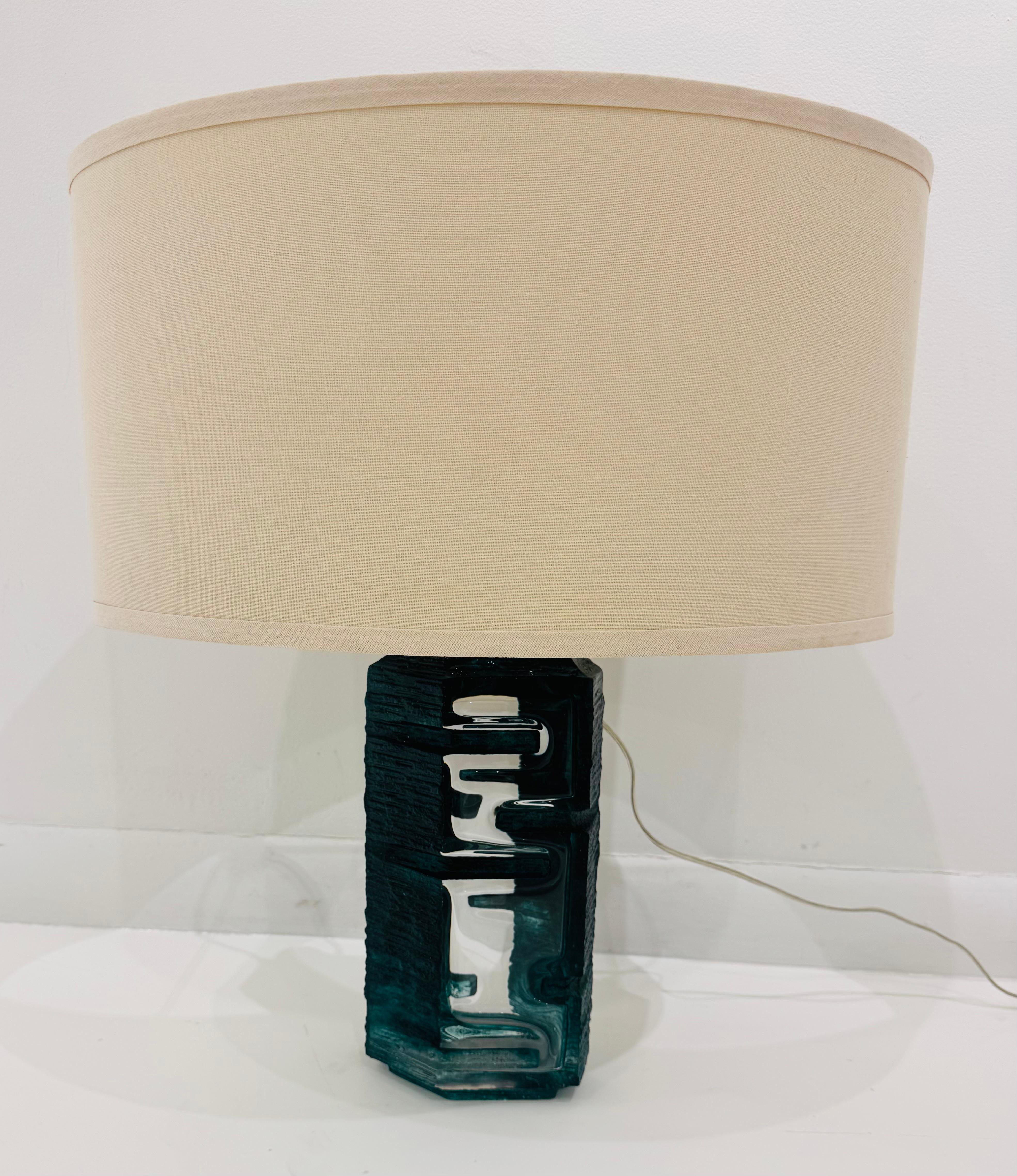 Lampada da tavolo Cesar Baldaccini Daum Crystal French 1979 Mid Century in vendita 5