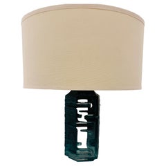 Cesar Baldaccini Daum Crystal French 1979 Mid Century Table Lamp