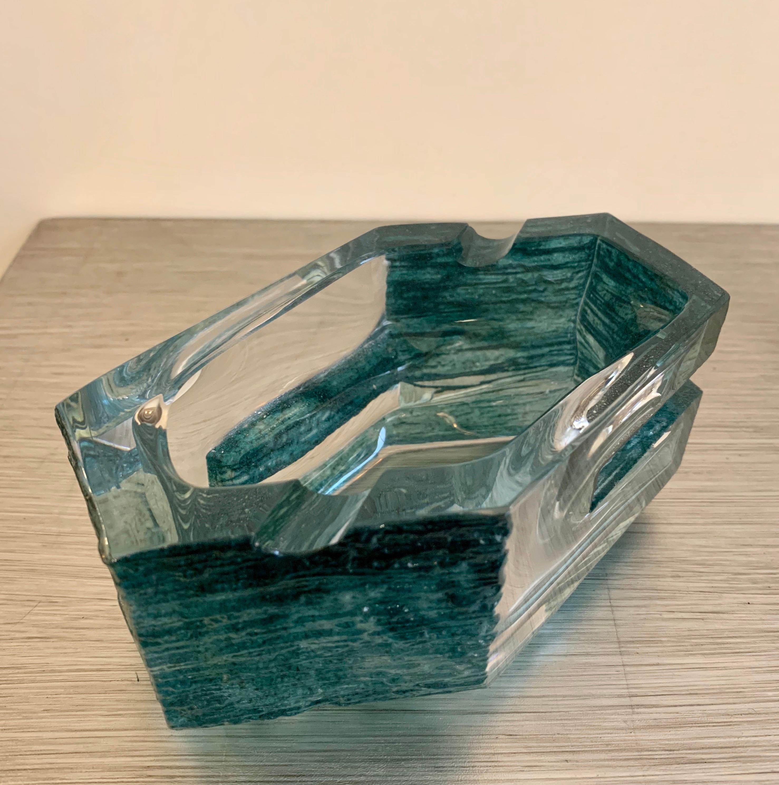 Cesar Baldaccini for Daum Crystal Bowl Ashtray 4