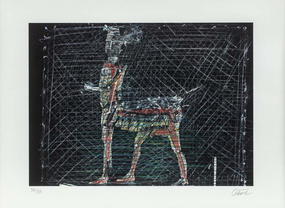 Igor Galanin - Rabbit in Hat, Serigraph by Igor Galanin For Sale at ...