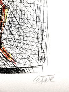 César - Centaur - Picasso's Homage - Original Signed Etching