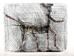 César - Centauro - Homenaje de Picasso - Grabado original firmado