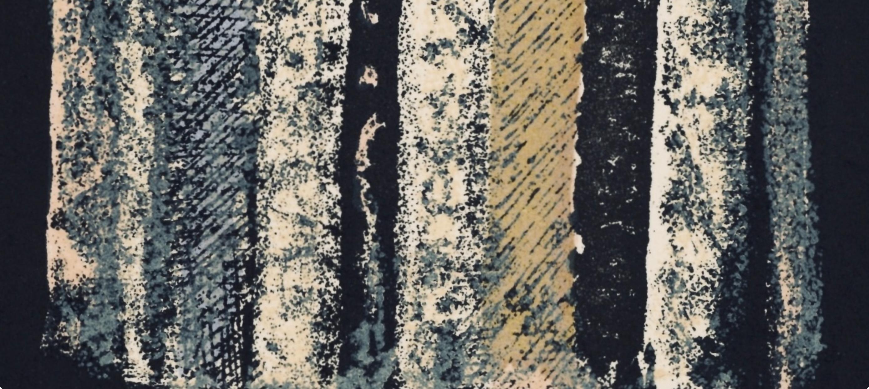 Composition, Société internationale d'art XXe siècle - Black Abstract Print by César Baldaccini