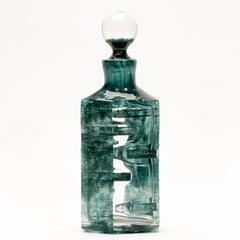 70s Daum Pate de Cristal Glass Argos Brutalist Sculpture Crystal Art Vase France
