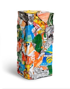 Compresión de latas del escultor francés César