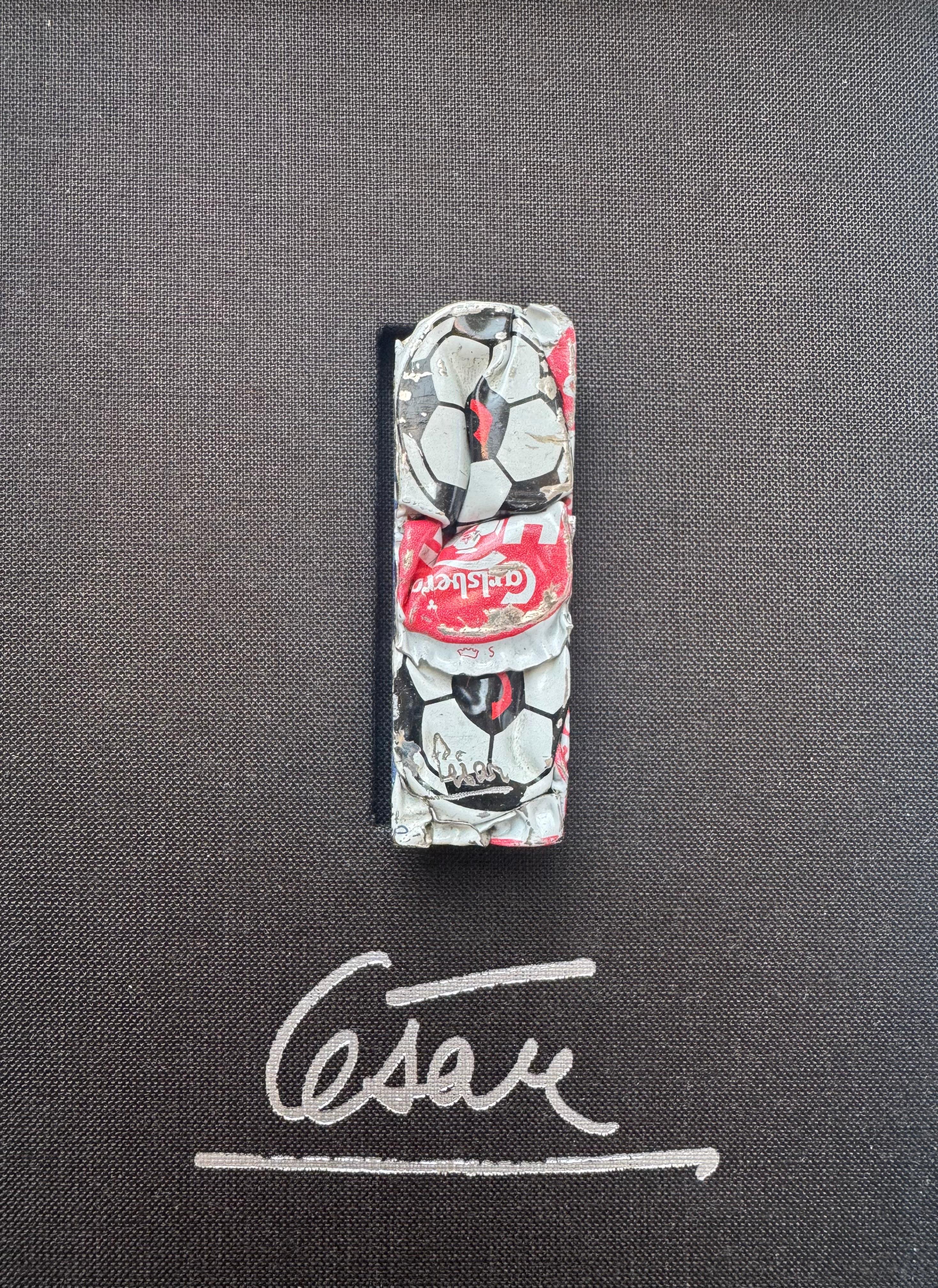 Capsule a compressione di Carlsberg. - Sculpture di César Baldaccini