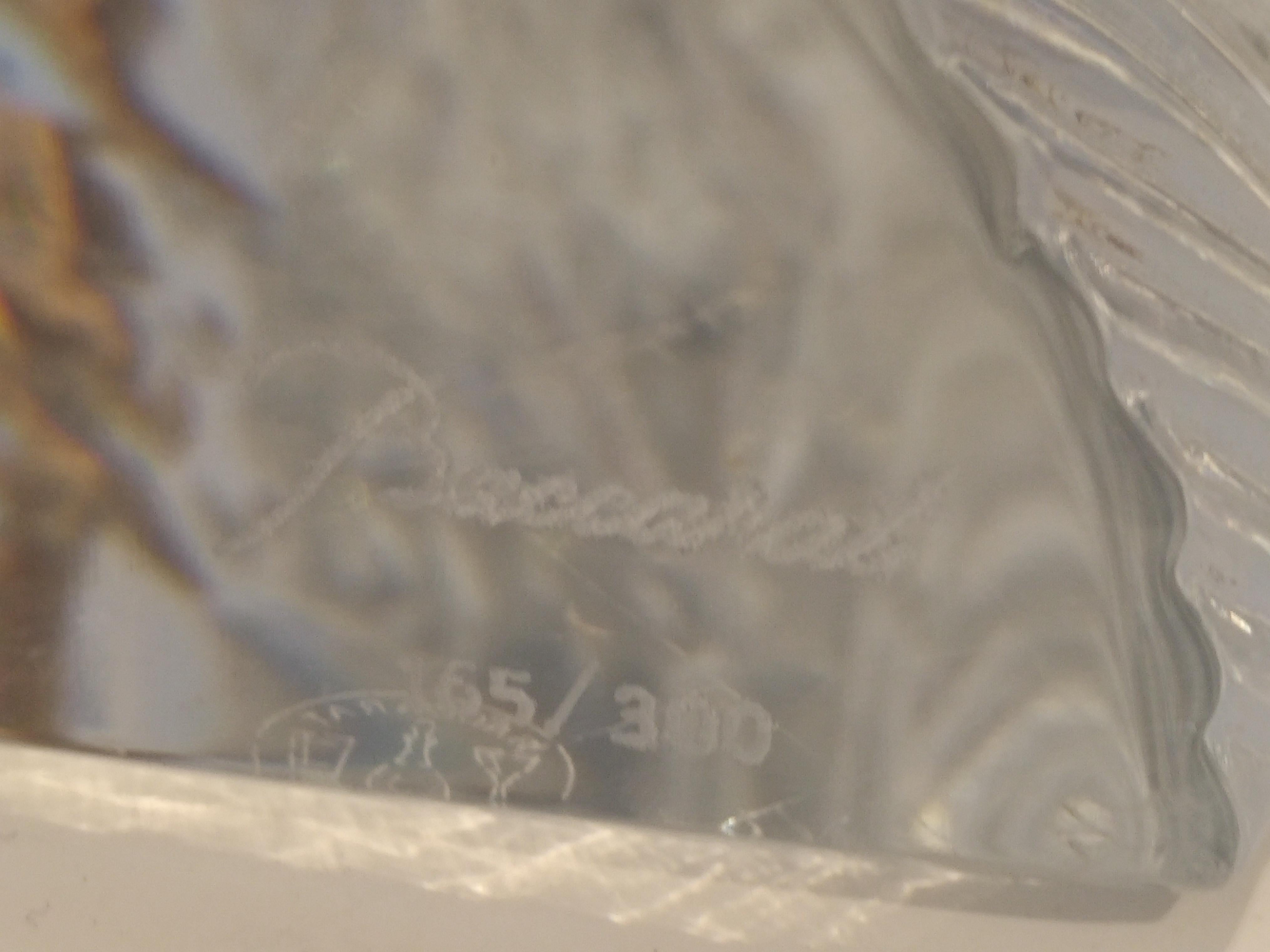Cristal César Baccarat Pouce 1989 Edition limitée 42 Centimètres - Sculpture de César Baldaccini