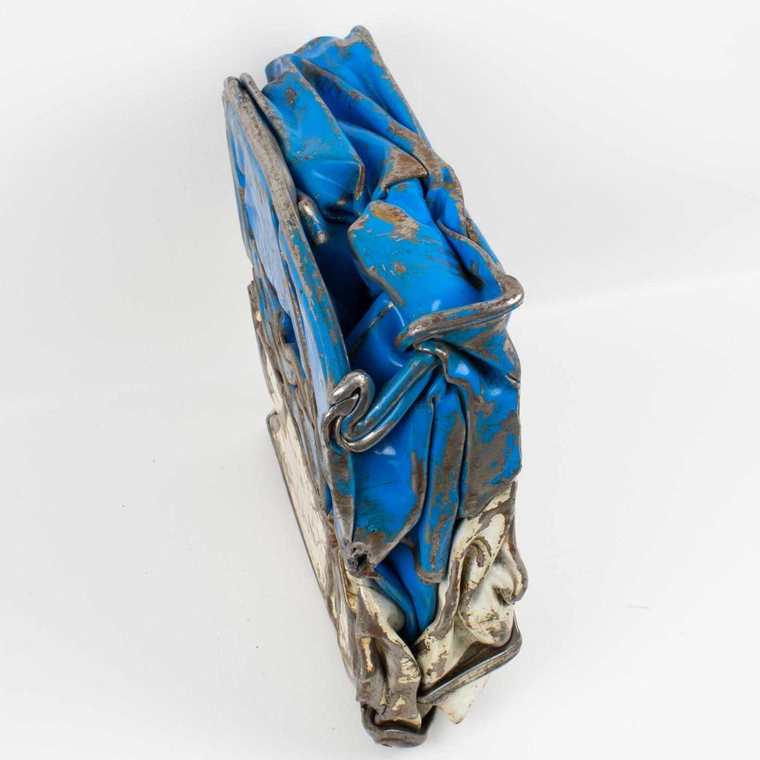 Cesar Baldaccini - Sculpture abstraite en métal - Compression 5