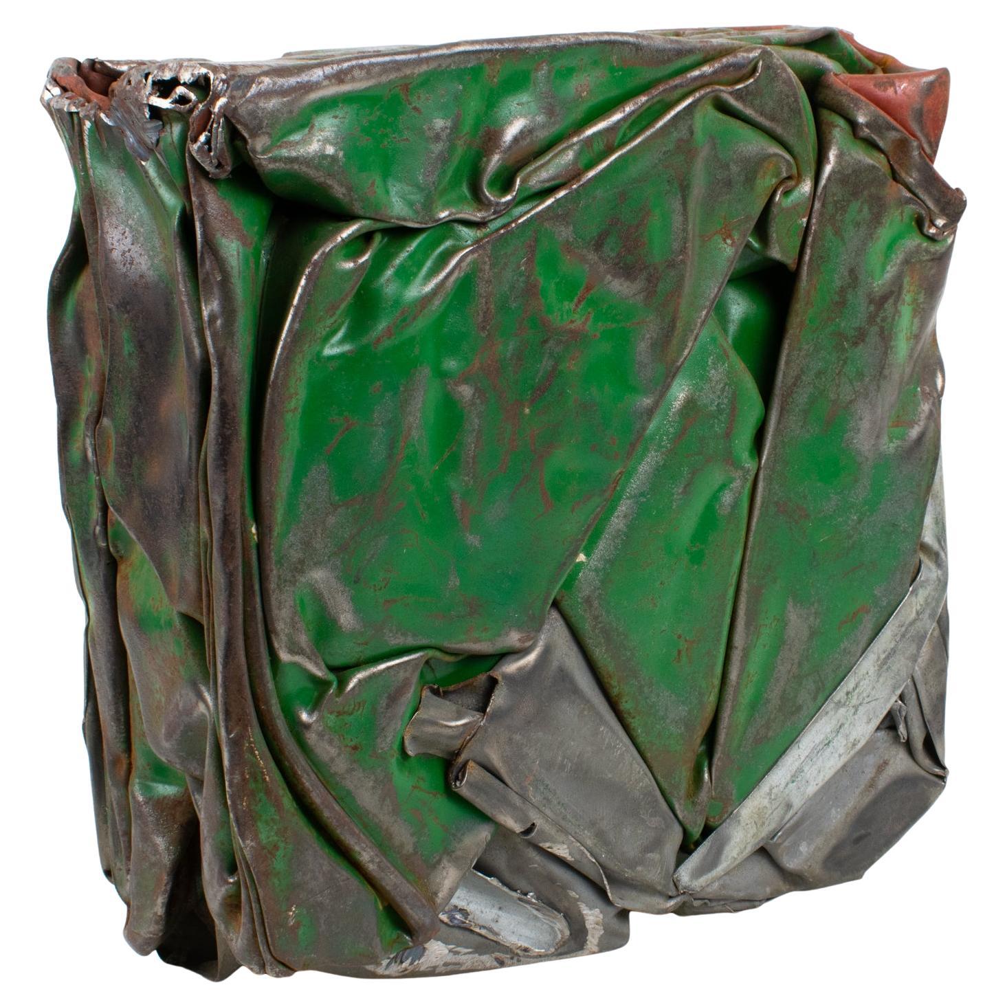 Cesar Baldaccini Style Abstract Metal Sculpture Compression For Sale at  1stDibs