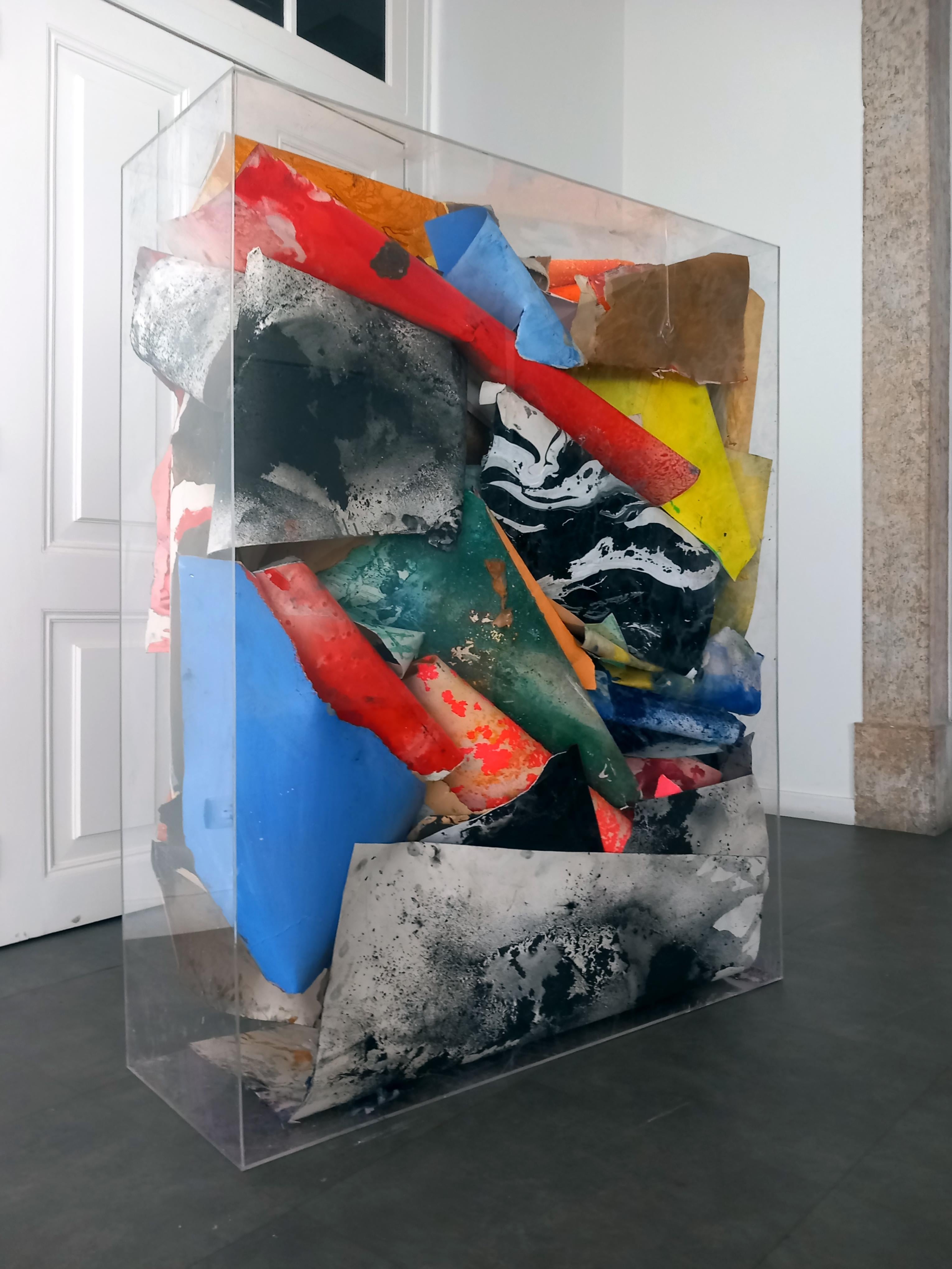 Sedimentierung (Abstrakt), Sculpture, von Cesar Barrio