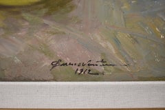 Cesar Buenaventura Oil Still Life on Canvas Mangos, 1962