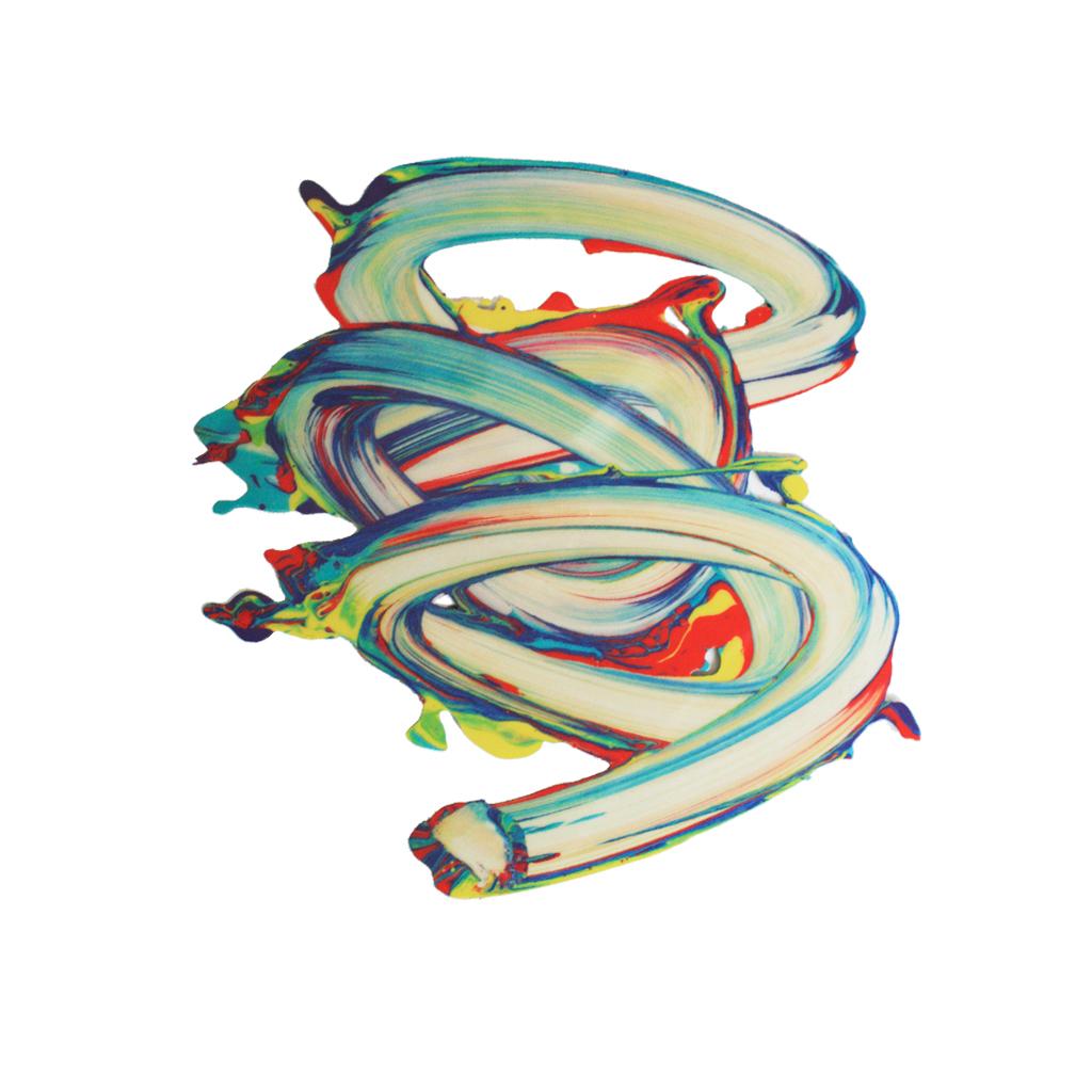 Cesar Delgado Abstract Painting - Souvenir 49 by César Delgado 2013 Contemporary Digital Print and Resin on Dibond