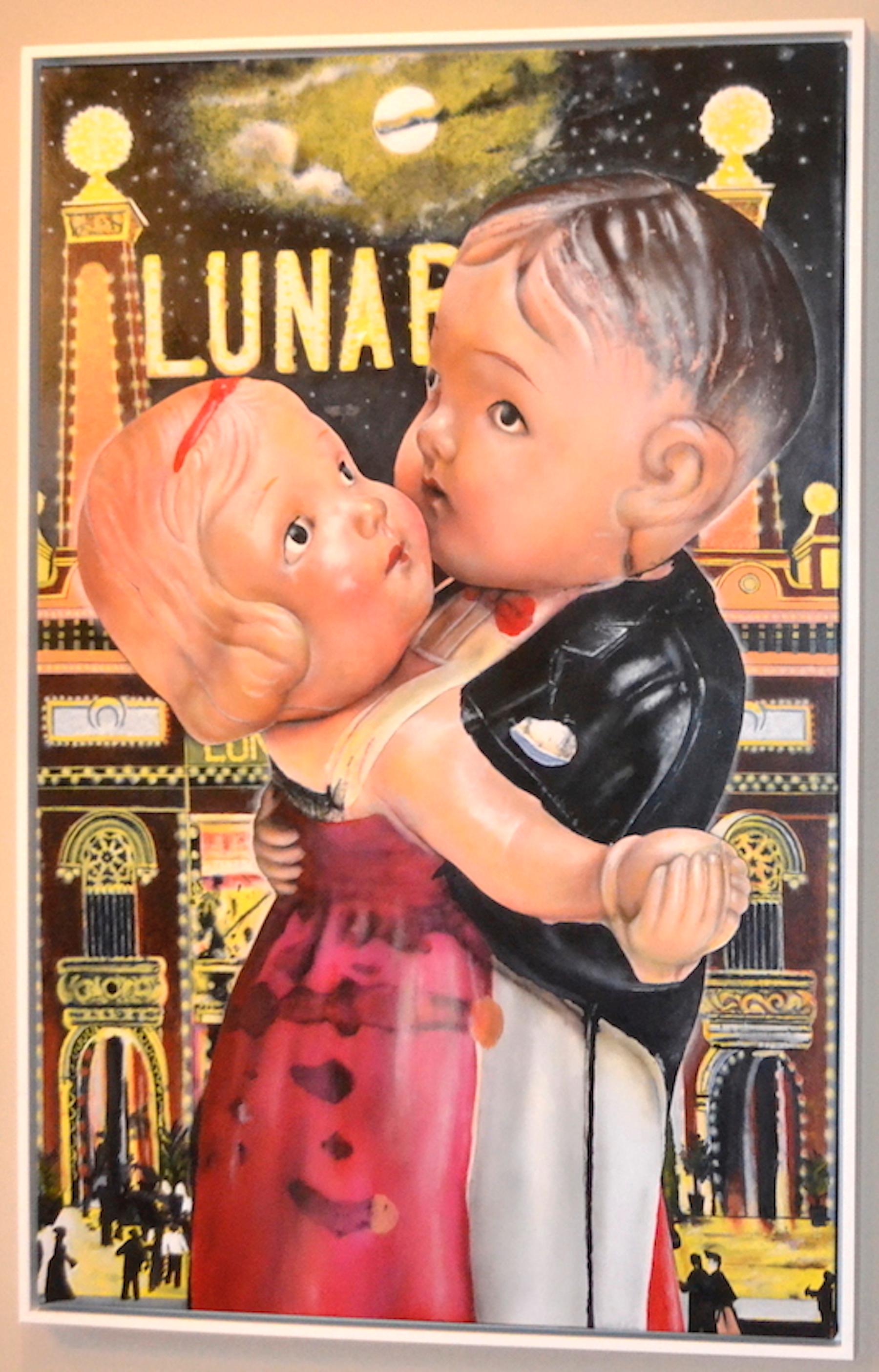 Last Dance At Luna Park -- Original Oil Painting -- Please watch attached video