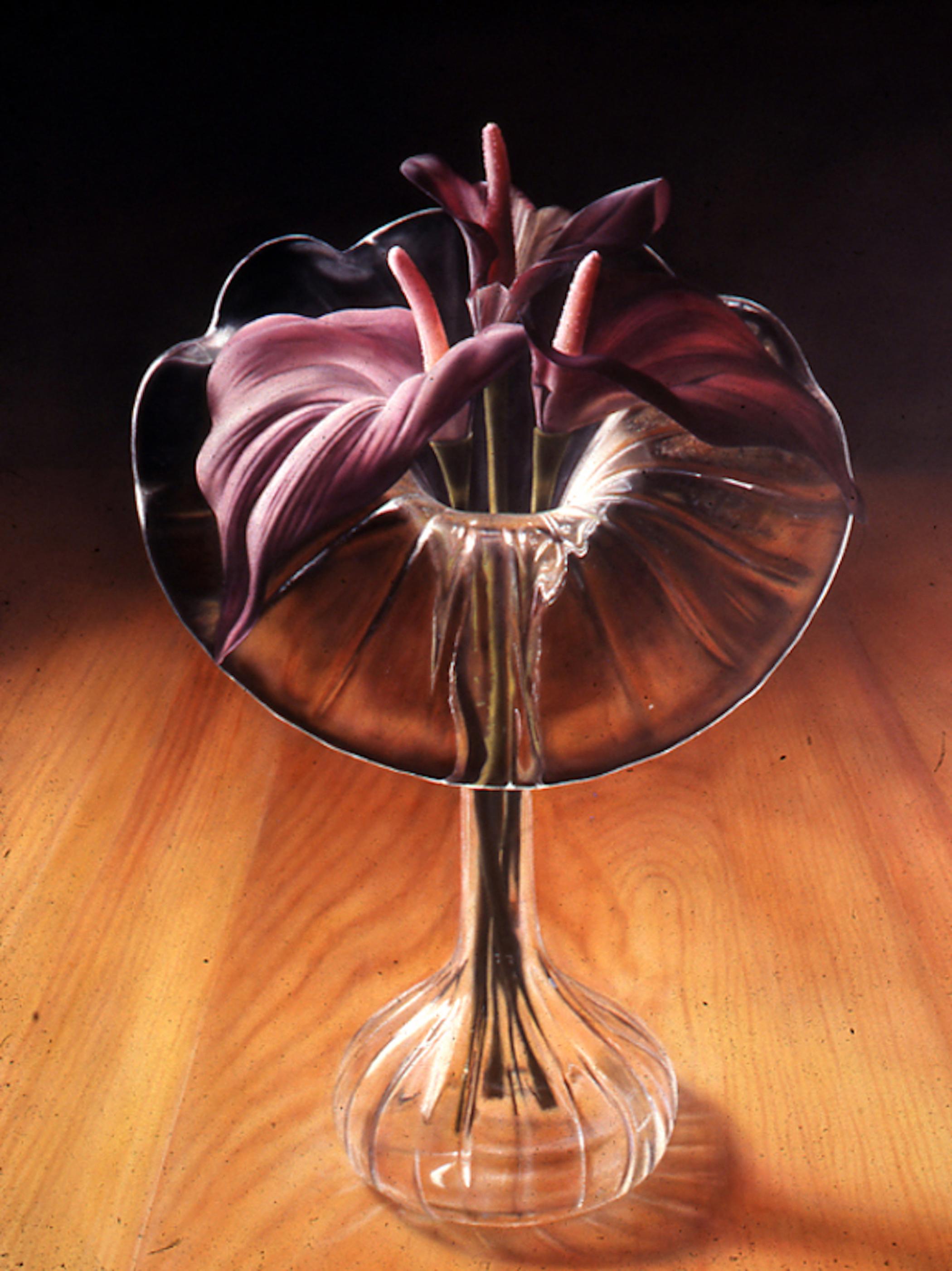 Silk Flowers  -- Original Oil Painting -- Please watch attached video