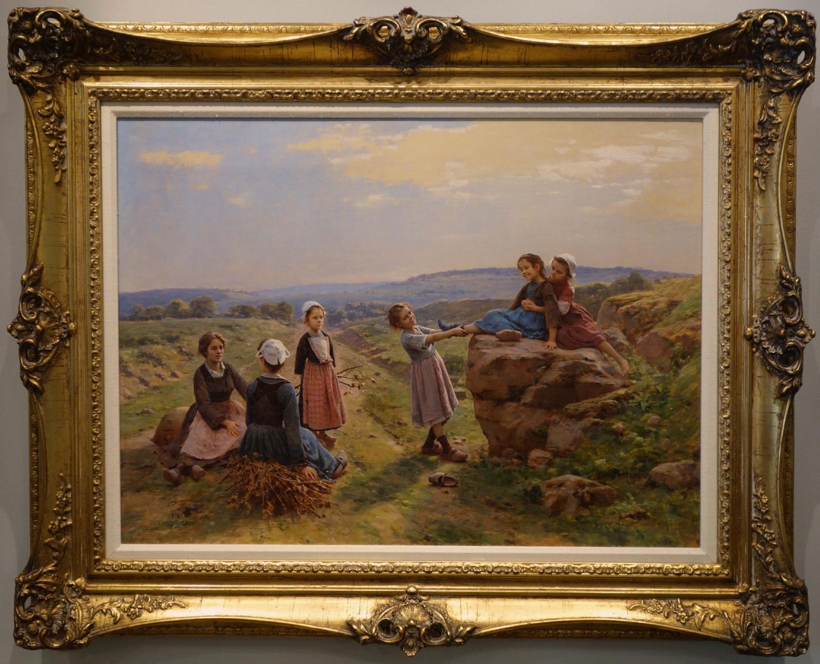 Il raduno informale - Painting di César Pattein