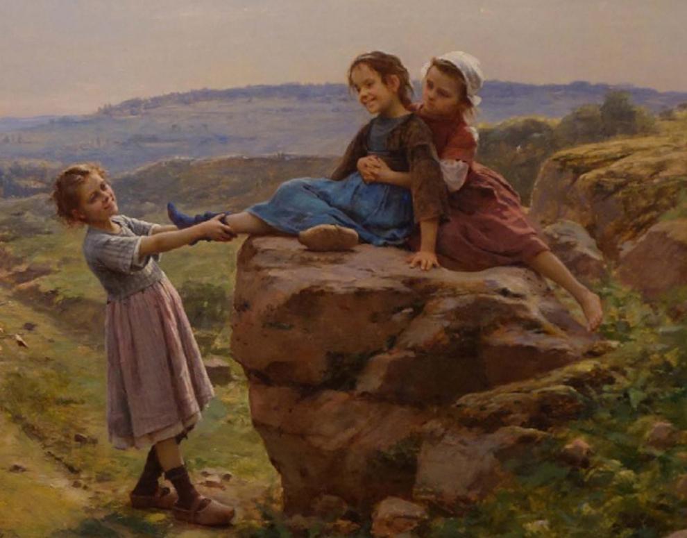 Il raduno informale - Painting Impressionismo di César Pattein