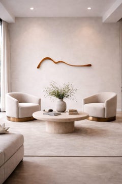 Cesar Rio – Large Contemporary Brazilian Wood Wall Sculpture by Leonardo Bueno