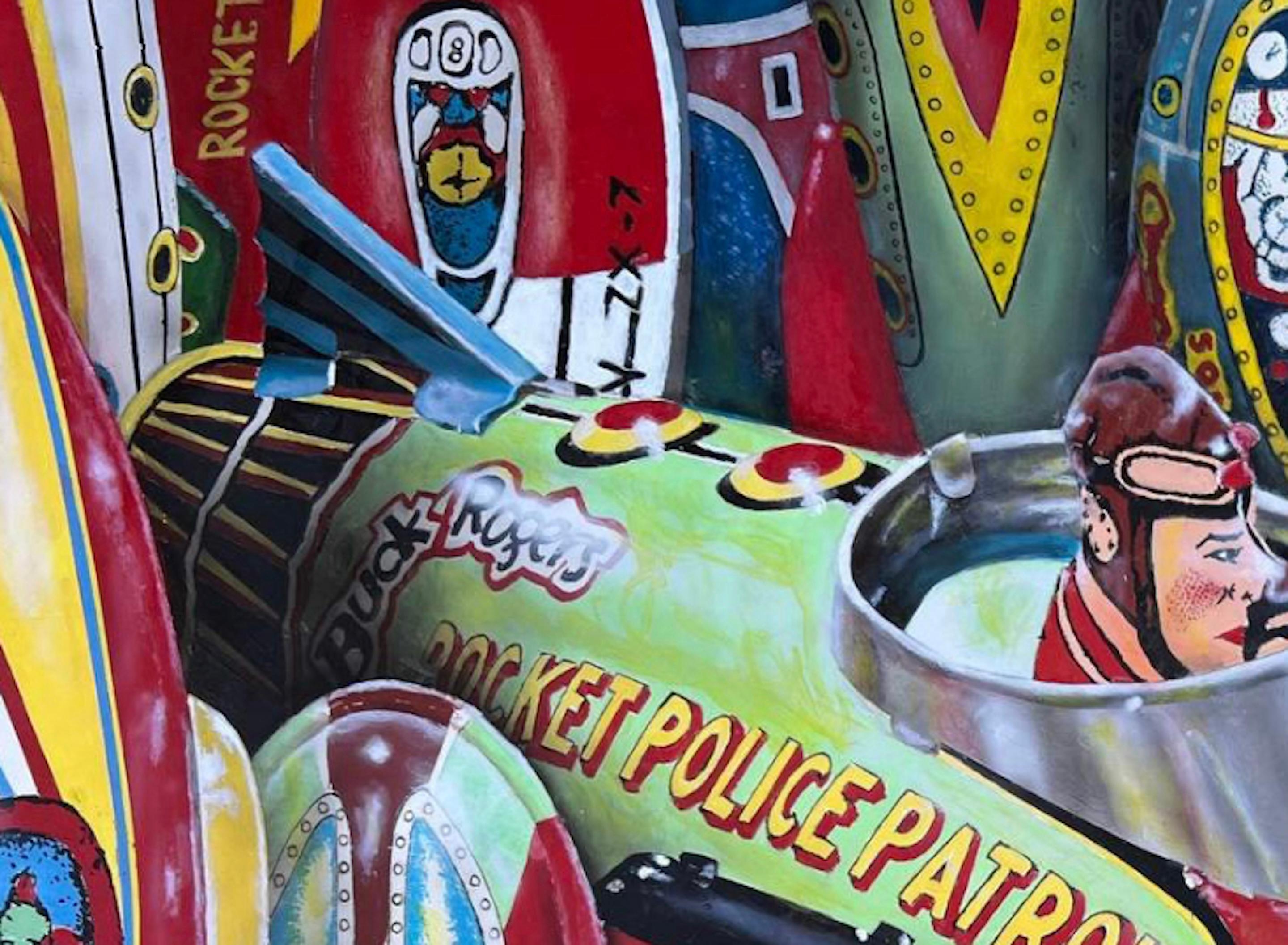 L'OPAC, l'Organisation des Artistes et Collectionneurs Photoréalistes, présente Cesar Santander Space Traffic Peinture à l'huile originale 

Peinture originale sur panneau de 18