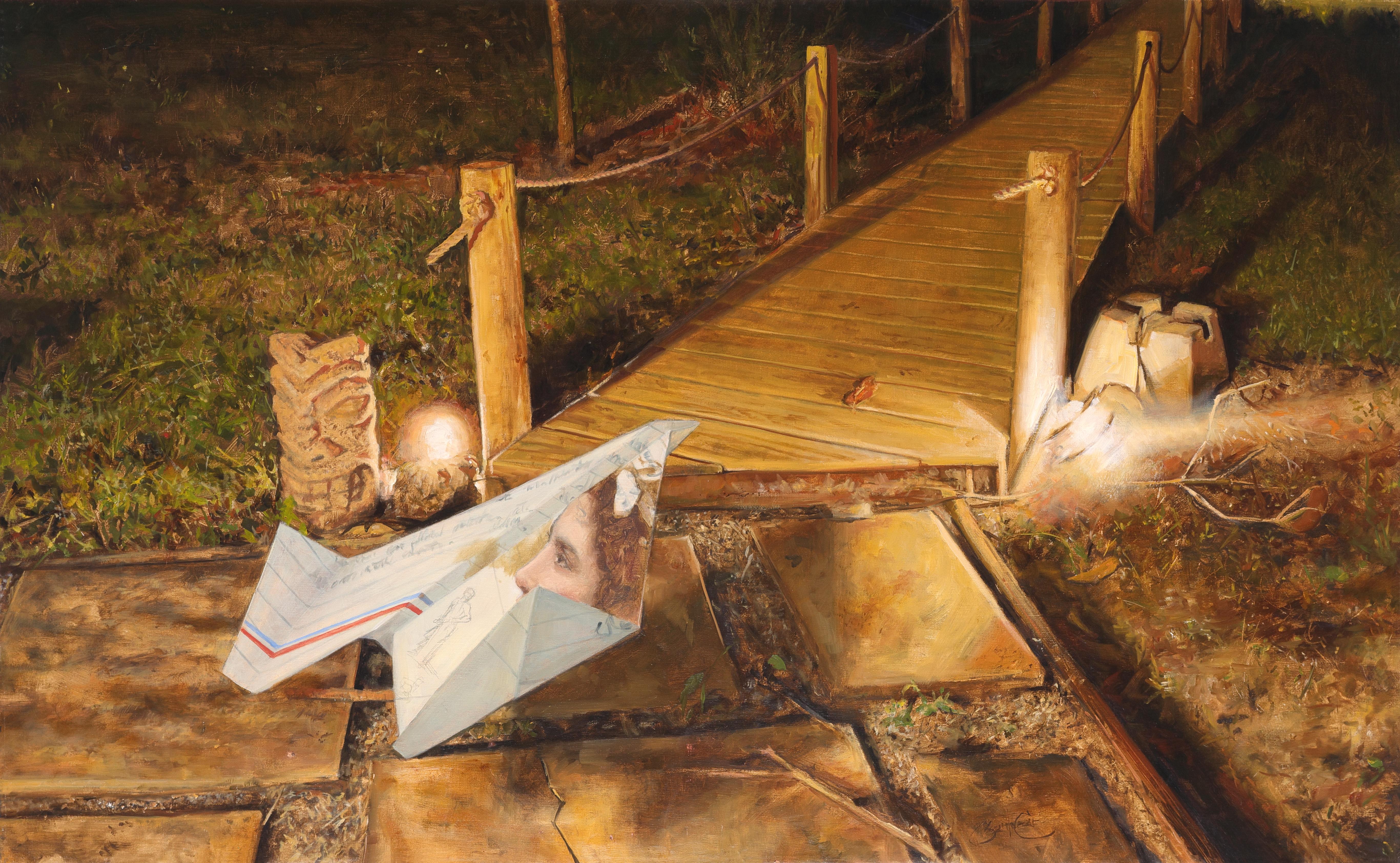 Cesar Santos
Der Traum, 2017 
Öl auf Leinwand 
25 x 40 in
