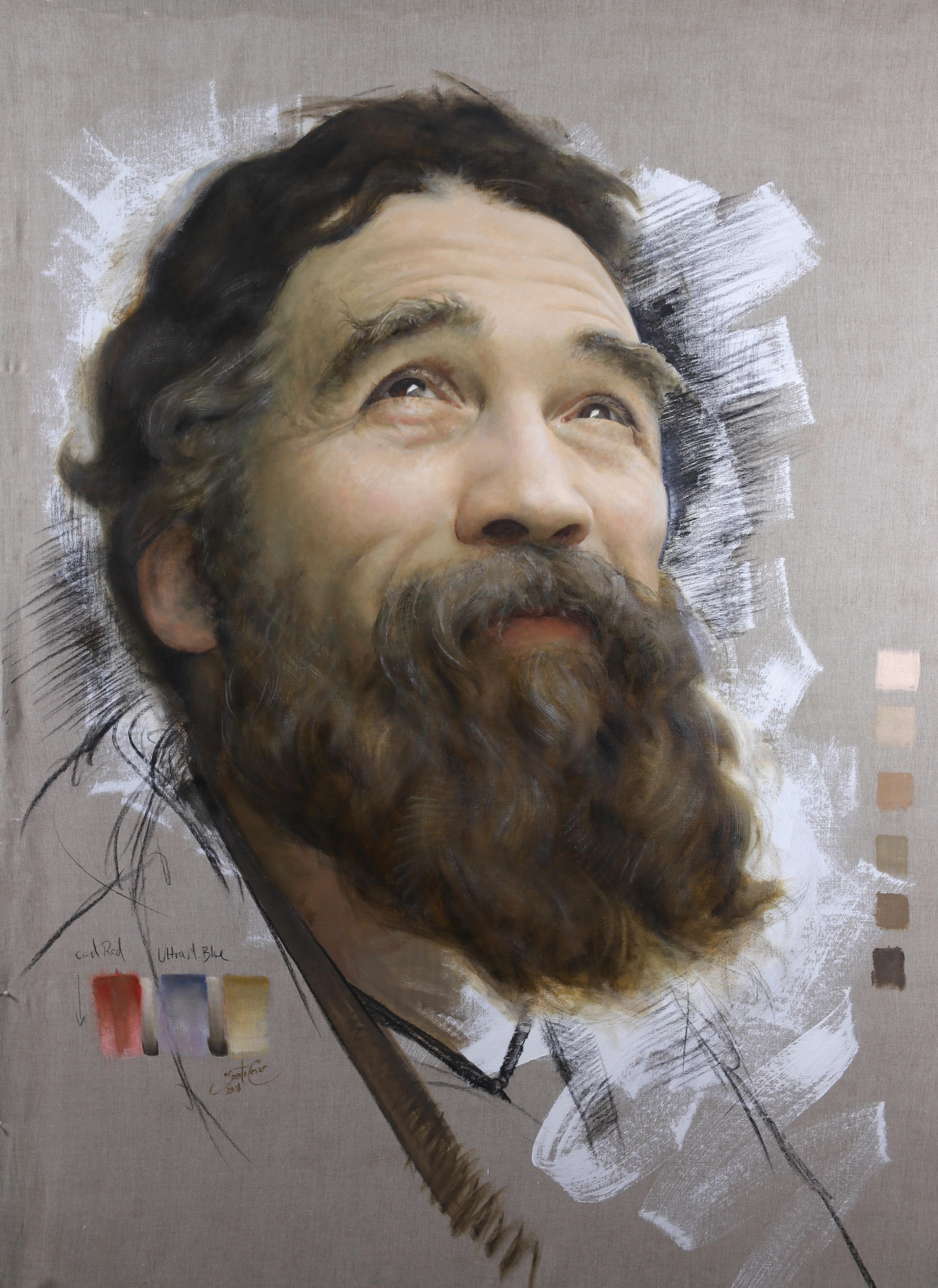 Michelangelo – Painting von Cesar Santos
