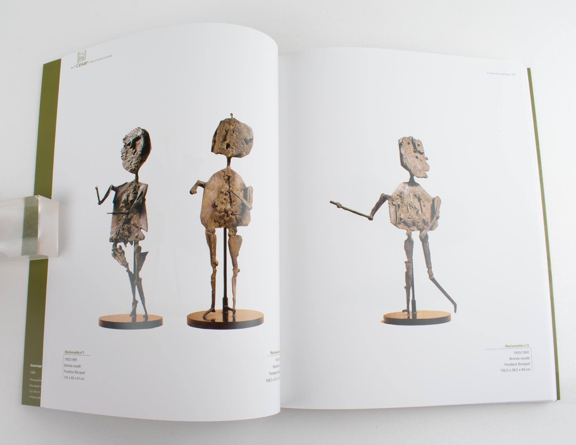 Cesar, l'œuvre de bronze, livre français de Frédéric Ballester 2002 Exposition à Cannes en vente 2