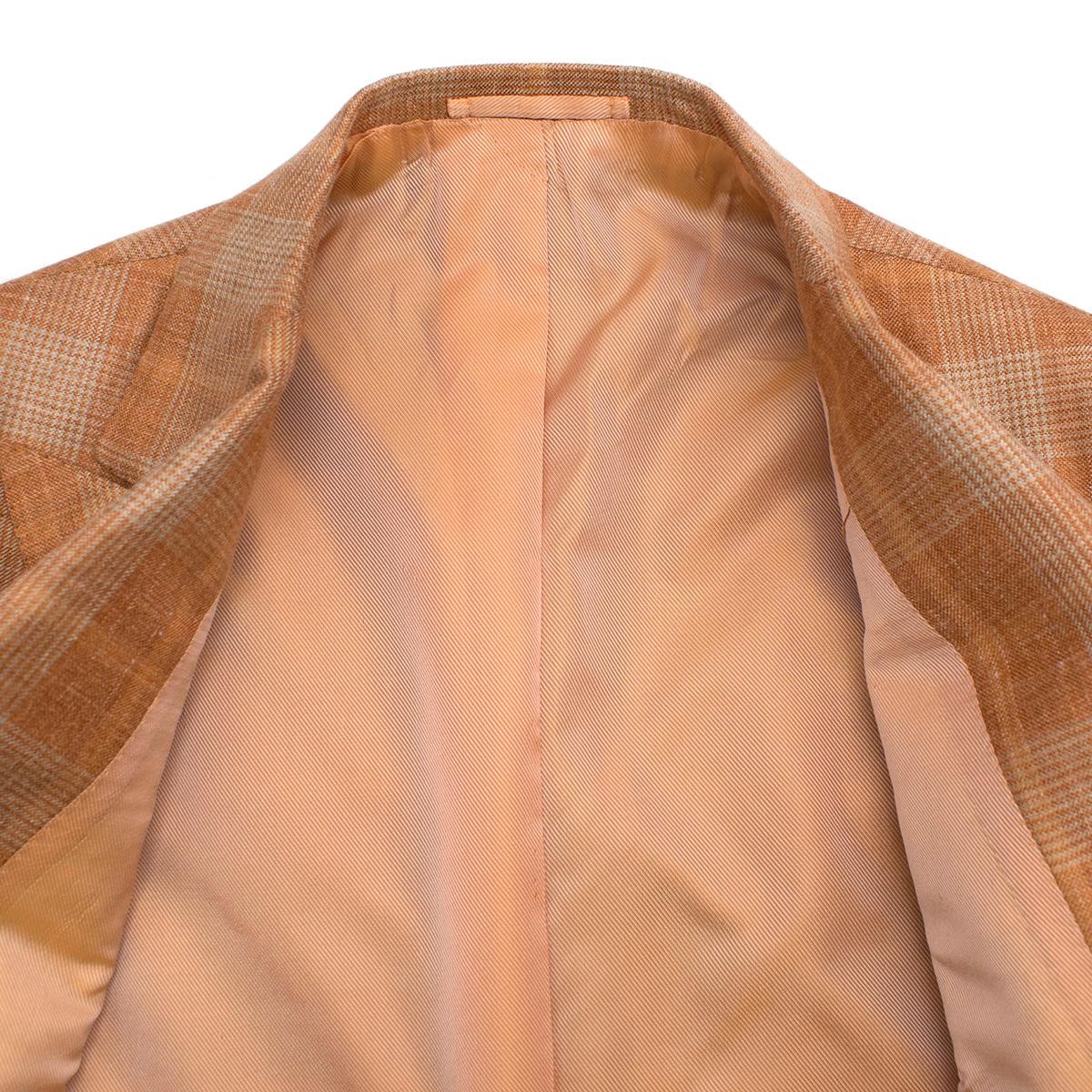 orange suit jacket