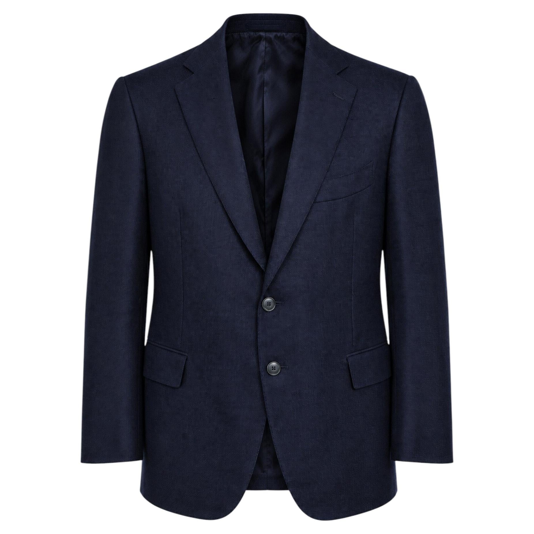 Cesare Attolini for pauw, blue open hopsack blazer
