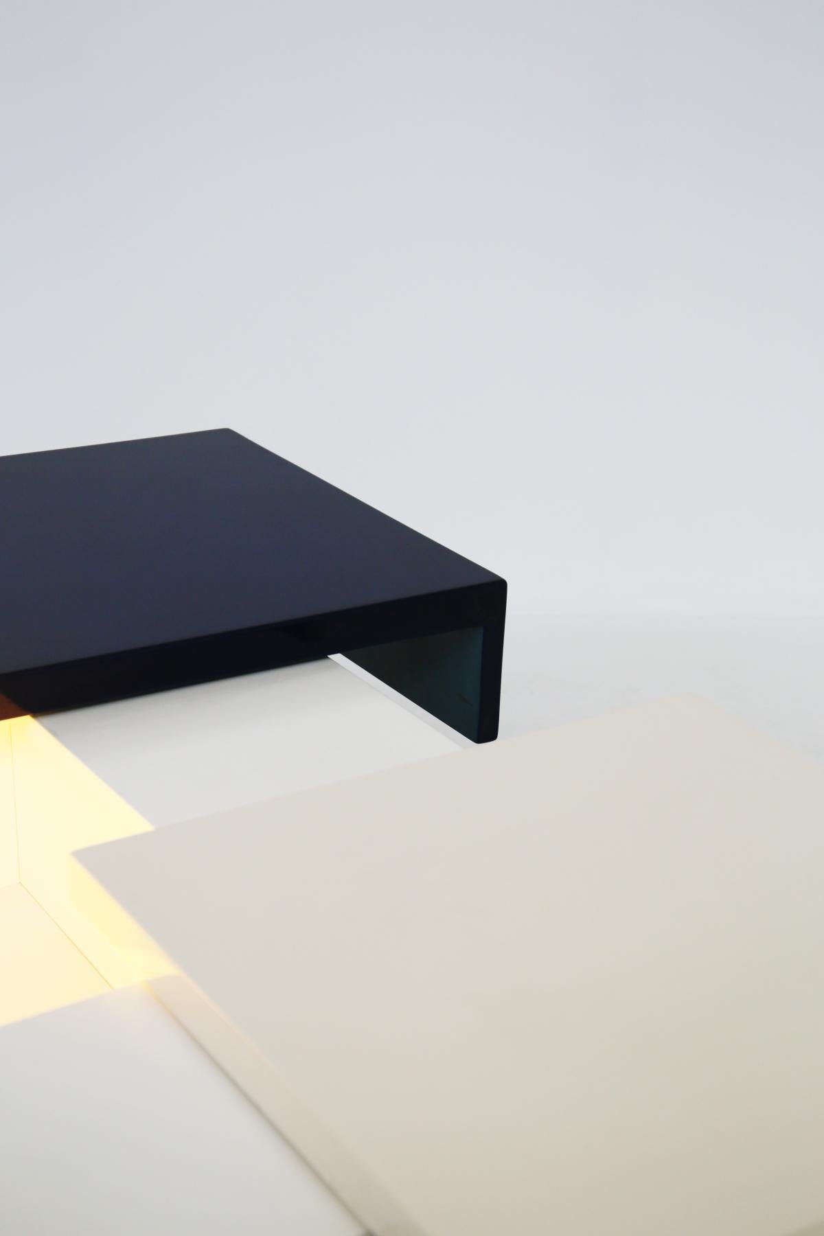 Cesare Augusto Nava Mid-Century Illuminated Coffee Table, Certified 4