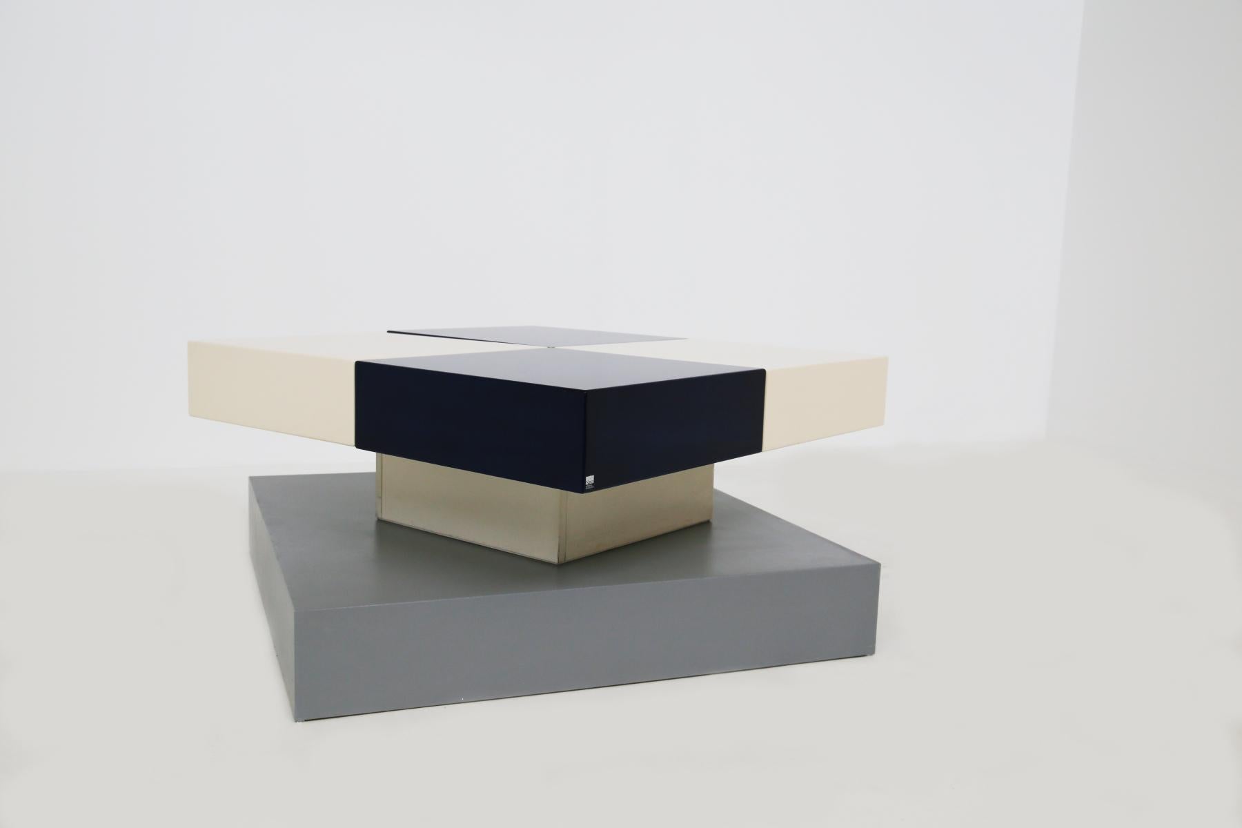 Cesare Augusto Nava Mid-Century Illuminated Coffee Table, Certified 6