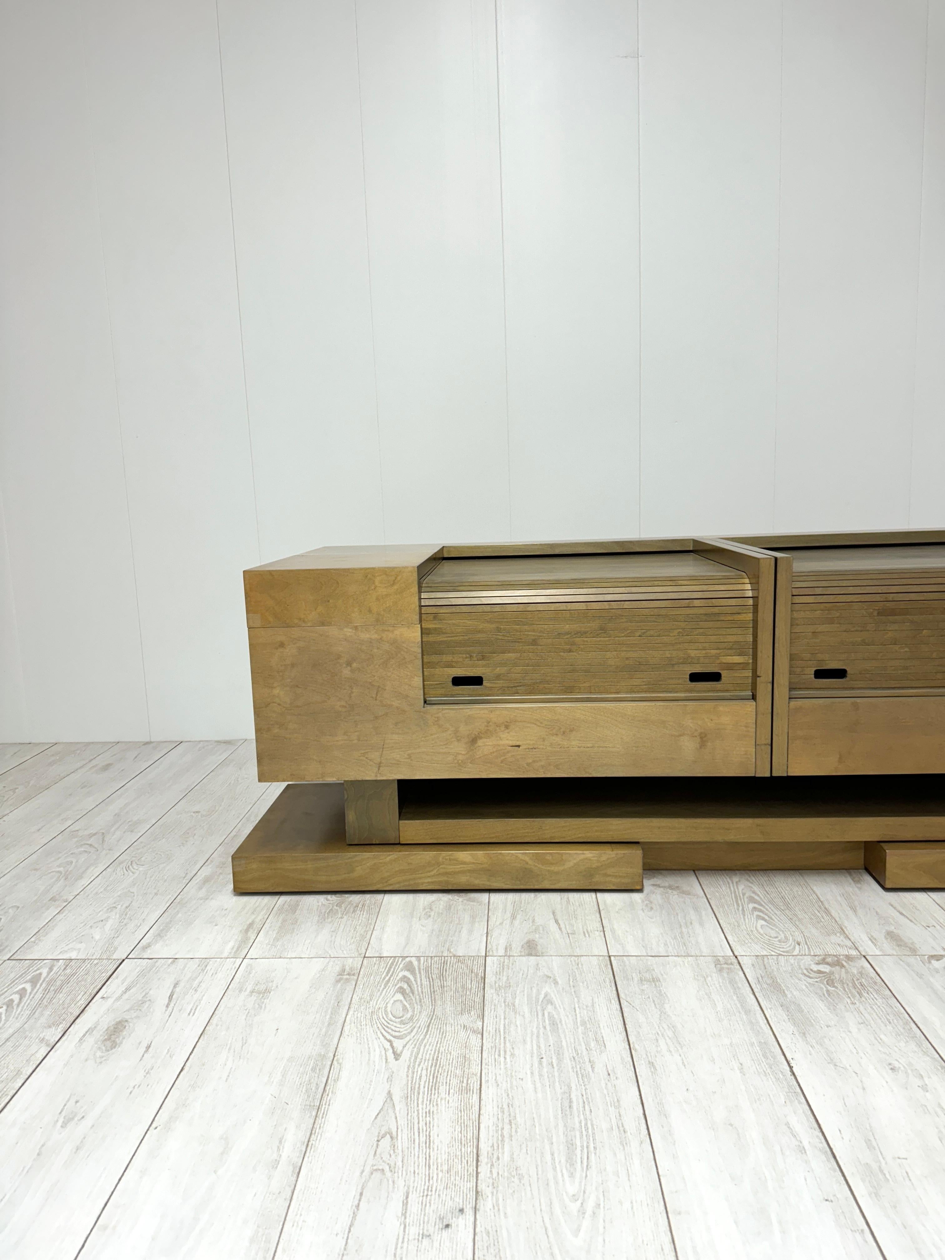 Mid-Century Modern Cesare Augusto Nava, Mobile contenitore (esemplare unico), anni '70 For Sale