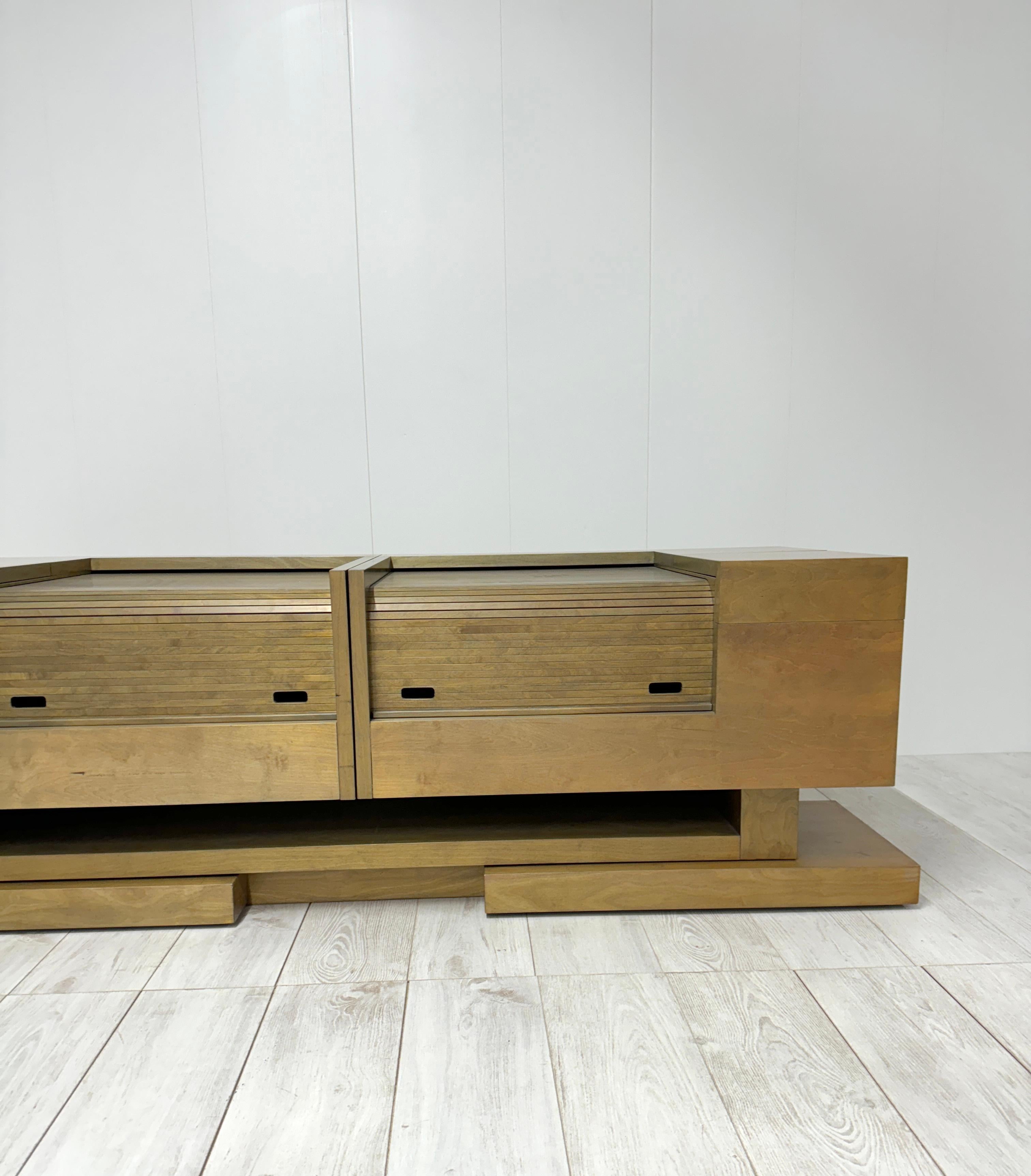 Italian Cesare Augusto Nava, Mobile contenitore (esemplare unico), anni '70 For Sale