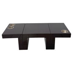 Cesare Augusto Nava, Set of 3 small modular tables mod. Nac, Italy, 1970s