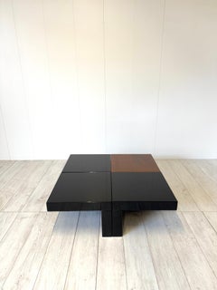 Cesare Augusto Nava, Set of 4 small modular tables mod. Nac, Italy, 1970s