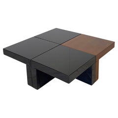 Cesare Augusto Nava, Set of 4 small modular tables mod. Nac, Italy, 1970s