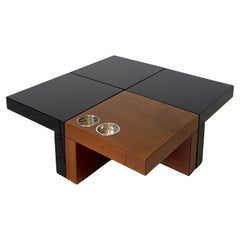 Cesare Augusto Nava, Set di 4 tavolini modulari mod. Nac, Italia, anni '70
