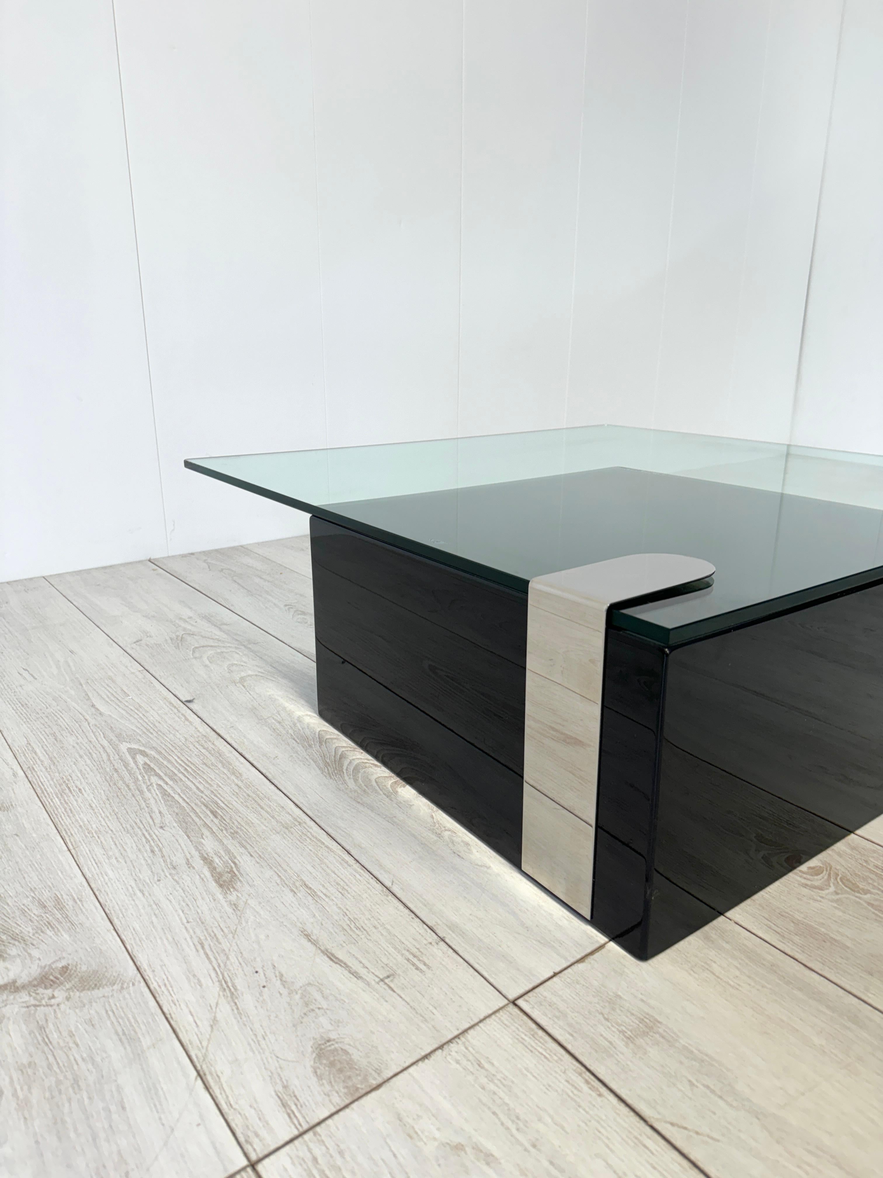 Cesare Augusto Nava, table centrale, Italie, années 1970 en vente 2