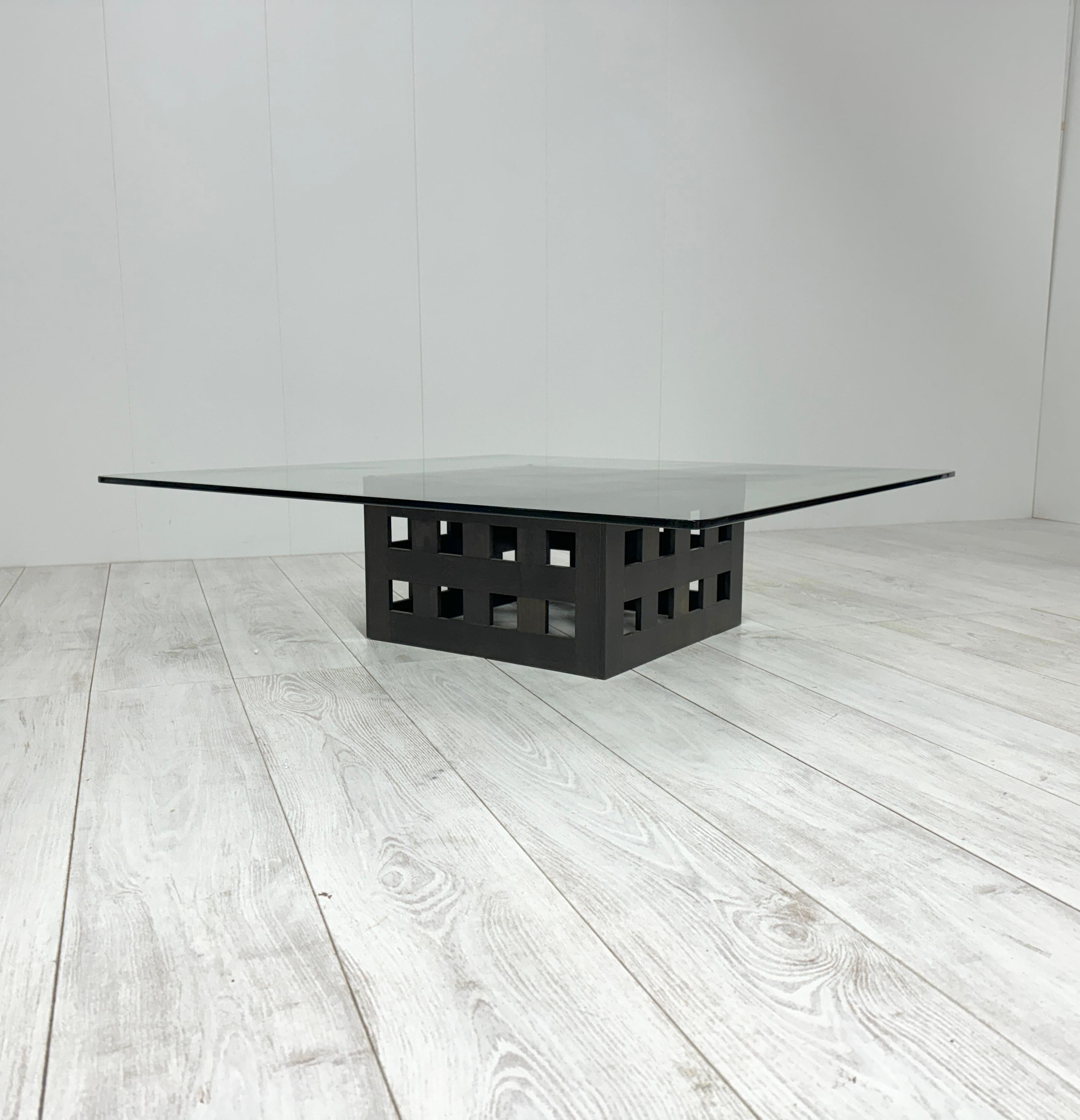 Fin du 20e siècle Cesare Augusto Nava, table basse, Italie, années 1970 en vente