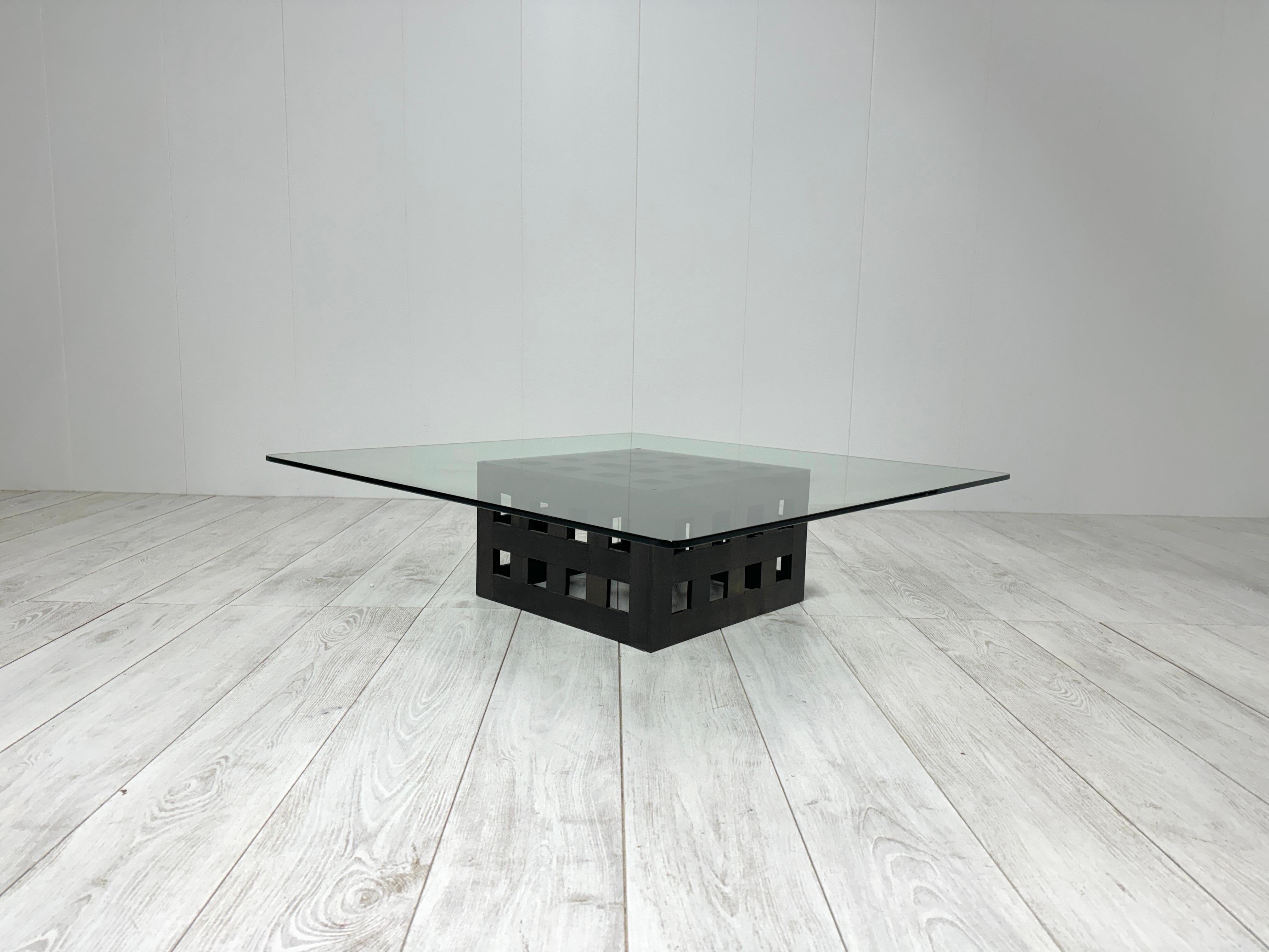 Cesare Augusto Nava, table basse, Italie, années 1970 en vente 2