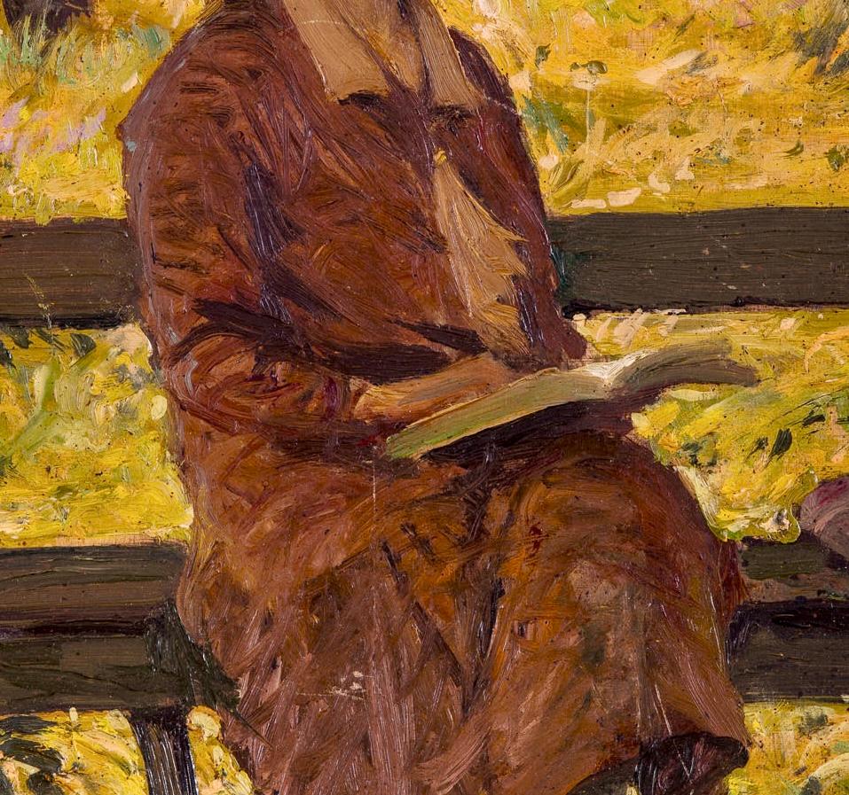 Peinture italienne du XIXe siècle de Cesare Ciani crédité de Macchiaiolo en vente 5